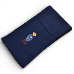 POLO RALPH LAUREN ポロラルフローレン ポロベア刺繍 マフラー メンズ ネックウェア ワンポイント