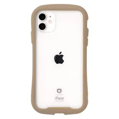 【新品】 iFace Reflection iPhone 11 ケース クリア 強化ガラス (ベージュ)【アイフォン11 カバー アイフェイス 透明 耐衝撃 米国MIL規格取得 ストラップホール付き】