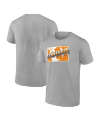 ファナティクス メンズ トップス Tシャツ Fanatics Mens Heather Gray Tennessee Volunteers Fan Tshirt Heather Gray グレー