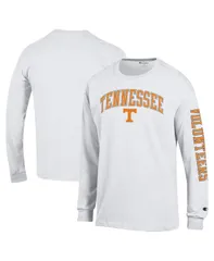 チャンピオン メンズ トップス Tシャツ ロゴ Champion Mens Whitennessee Volunteers Arch Over Logo 2Hit Long Sleeve TShirt White ホワイト