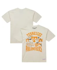 ミッチェルネス メンズ トップス Tシャツ Mitchell Ness Mens Cream Tennessee Volunteers Heritage Scholar TShirt Cream クリーム