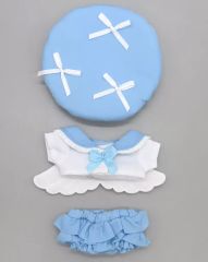 いつぬいおきがえシリーズ うさりぼんジャージセット ライトブルー