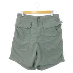 ビームス BEAMS ハーフパンツ ショートパンツ イージーパンツ ウエストゴム ナイロン 薄手 S グレー /MN23