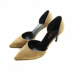 サンローラン パリ SAINT LAURENT PARIS パンプス セパレート ポインテッドトゥ ハイヒール スエード レザー 35.5 25cm 茶 ブラウン ■GY19 /MQ