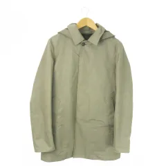 グリーンレーベルリラクシング ユナイテッドアローズ green label relaxing CSN シンダウン ベントーネ フード バルカラー コート ダウンライナー付き L 緑 グリーン 3225-126-3057 /AO10 ■GY11