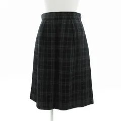 アンタイトル UNTITLED タックスカート チェック柄 1 黒系 /UO
