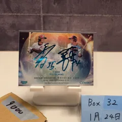 2023 BBM 2nd Version 島内宏明 阿部寿樹 03/10 サイン 東北楽天ゴールデンイーグルス Combo Cross Foil Signing カード