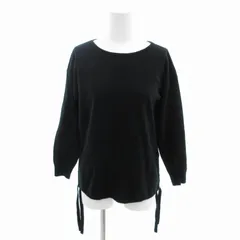 アー・ヴェ・ヴェスタンダード ミッシェルクラン a.v.v standard ニット セーター クルーネック 長袖 M 黒 ブラック /HO□ 0418