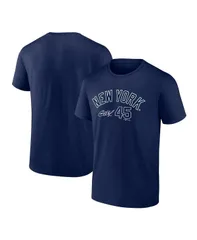 ファナティクス メンズ トップス Tシャツ Fanatics Mens Gerrit Cole Navy New York Yankees Player Name and Number Tshirt Navy ネイビー