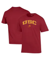 チャンピオン メンズ トップス Tシャツ ロゴ Champion Mens Cardinal USC Trojans Arch Over Logo TShirt Cardinal