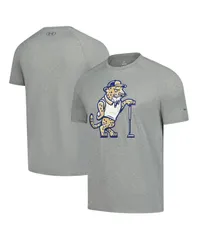 アンダーアーマー メンズ トップス Tシャツ Under Armour MensHeather Gray THE PLAYERS Raglan Tech TShirt Heather Gray グレー