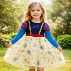 新品 ディズニー プリンセス 白雪姫 キッズ ドレス ワンピース サイズ 110 コスチューム 女の子用 ワンピース