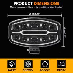 LED タイプB オーバルフォグランプ 4個セット　トラック北斗モータース LED タイプB オーバルフォグランプ 4個セット トラック北斗モータース