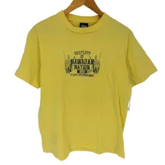 ステューシー Stussy 90S PROPERTY OF HAWAIIAN プリント S/S Tシャツ メンズ import：M 