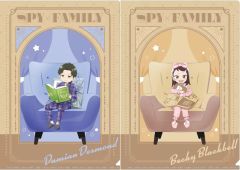 [중고] 클리어 파일 다미안 & 베키 A4 클리어 파일 세트 [SPY × FAMILY]