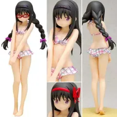【中古】フィギュア 暁美ほむら Ver.2 「劇場版 魔法少女まどか☆マギカ [前編] 始まりの物語/[後編] 永遠の物語」 BEACH QUEENS 1/10 塗装済み完成品