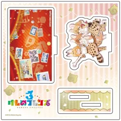 【中古】アクリルスタンド・アクリルパネル 09.5周年イラスト(公式イラスト) アクリルスタンドプレート 「けものフレンズ3」