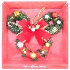 ディズニー ミッキー ホワイトゴールドクリスマスリース - メルカリ