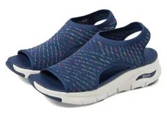 スケッチャーズ レディース シューズ サンダル SKECHERS Arch Fit Catchy Wave Navy Multi ネイビー