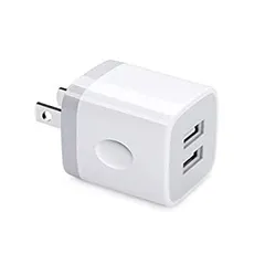 【中古】 USBコンセント ACアダプタ USB充電器 iPhone充電器 スマホ充電器 PSE認証 2USBポート コンパクト AC式充電器 2ポート急速充電器 充電アダプタ