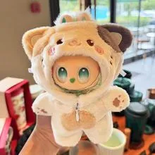 ラブブ用 ぬいぐるみ 猫 着せ替え コスチューム ふわふわ