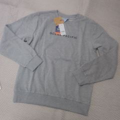 未使用タグ付き　Op　オーシャンパシフィック　トレーナー　グレー系　Мサイズ