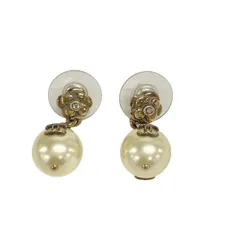 CHANEL(シャネル) ピアス シルバー×アイボリー×クリア