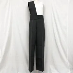 訳ありタグ付 MACPHEE トゥモローランド 22AW トリプルクロス 2-wayコンビネゾン サロペット スラックス チャコールグレー 36 M ※ストラップ片方欠品のサムネイル
