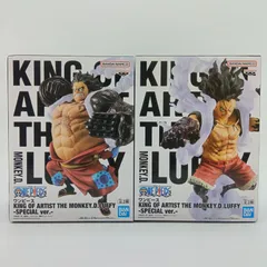 ワンピース ONE PIECE KING OF ARTIST THE MONKEY.D.LUFFY -SPECIAL ver.ルフィ ギア4 バウンドマン スネイクマン フィギュア バンプレスト BANDAI NAMCO 2体セット  希少【未開封】G-6-3
