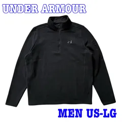 UNDER ARMOUR アンダーアーマー ロゴ刺繍 ハーフジップ セーターフリース US-LG