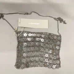 未使用 タグ付き ヌキテパ ne Quittez  pas メタルバッグ 小物入れ インド製  SILVER T639のサムネイル