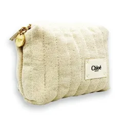 クロエ CHLOE コスメ スモールポーチ ベージュ ファスナー開閉式 化粧ポーチ[0371] メール便無料[B][BP3]のサムネイル