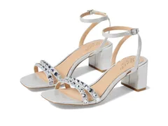 ジュウェルダグレイミシュカ レディース シューズ ヒール Jewel Badgley Mischka Honor Silver Metallic シルバー