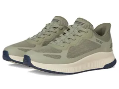 スケッチャーズ メンズ シューズ スニーカー BOBS from SKECHERS Hands Free SlipIns Bob Squad Chaos 4 Olive オリーブ