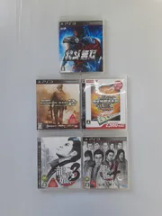 PS3用ソフト 5本セット 北斗無双 COD 麻雀格闘倶楽部 龍が如く3 4