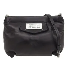 【本物保証】 超美品 メゾンマルジェラ MAISON MARGIELA グラムスラム S56WF0161 P4300 チェーンショルダーバッグ レザー ブラック