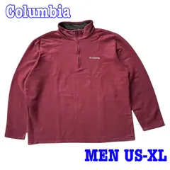 Columbia コロンビア ハーフジップ ロゴ刺繍 プルオーバー スウェット トップス US-XL