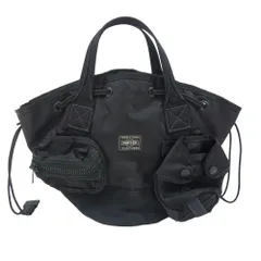 PORTER ポーター 502-05960 ALL SCARF TOTE with POUCHES オール スカーフ トート ポーチ トートバッグ バッグ ブラック系【中古】