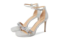 ジュウェルダグレイミシュカ レディース シューズ ヒール Jewel Badgley Mischka Hustle Silver Metallic シルバー