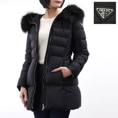 【新品同様＋】PRADA ダウンジャケット フォックスファー BLACK