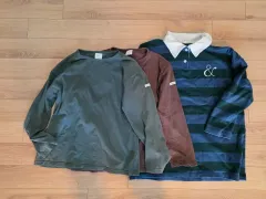 キッズ 長袖Tシャツ 3枚 XXL