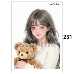 オリジナル人物ステッカー【251】