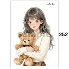 オリジナル人物ステッカー【252】