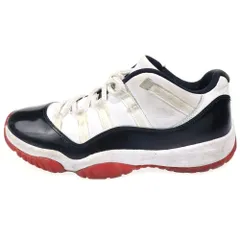 NIKE (ナイキ) AIR JORDAN 11 RETRO LOW CONCORD BRED AV2187-160 エアジョーダン11 コンコルドブレッド ローカットスニーカー シューズ ホワイト/ブラック/レッド US9/27.0cm