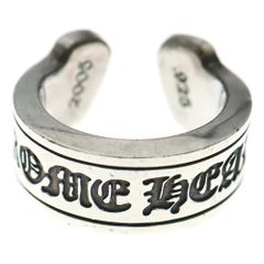 正規インボイス原本】 CHROME HEARTS スクロールラベルリング14号