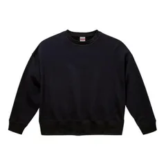 裏起毛 トレーナー XL ネイビー ビッグボックスシルエット 洗える 綿混 ポリエステル 保温性 衣類 洋服