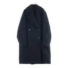 DRIES VAN NOTEN (ドリスヴァンノッテン) ダブルブレスト オーバーサイズウールコート ブラックのサムネイル