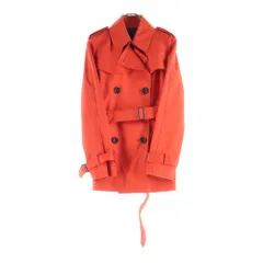 COACH (コーチ) ソリッドショートトレンチコート オレンジのサムネイル