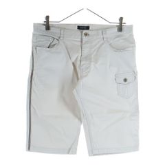 BURBERRY BLACK LABEL (バーバリー ブラックレーベル) ハーフ ショートパンツ ショーツ ホワイト BMS79-822-03