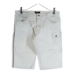 BURBERRY BLACK LABEL (バーバリー ブラックレーベル) ハーフ ショートパンツ ショーツ ホワイト BMS79-822-03